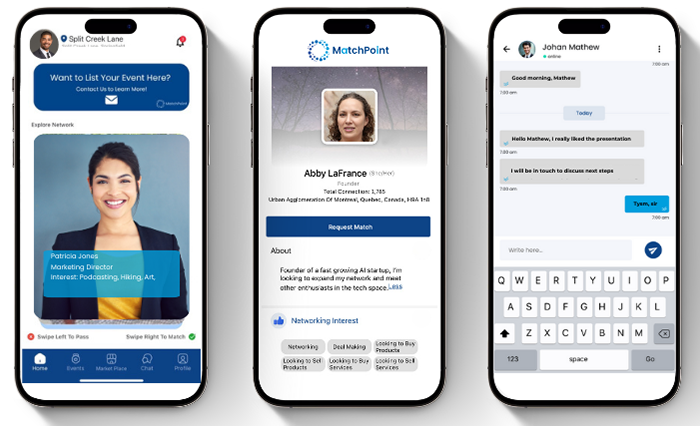 AI-powered matchmaking app aims to promote business contacts at events