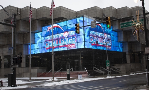 TCF Center Reopens for Events With Volleyball Tournament